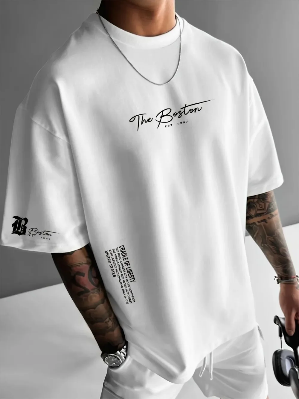 Quality Streetwear Brand - 最新の高級メンズブランド、レタープリントTシャツ、100%純綿半袖Tシャツ、高品質メンズストリートウェア