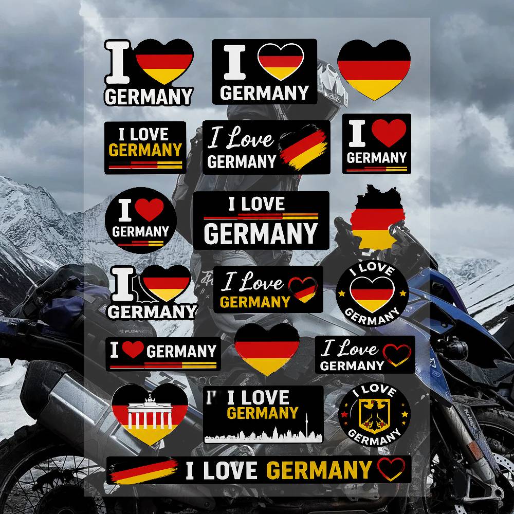 Streetwear Brand Germany - A-germany ストリートウェアブランドステッカーセット 防水ビニールデカール ノートパソコン ヘルメット スケートボード