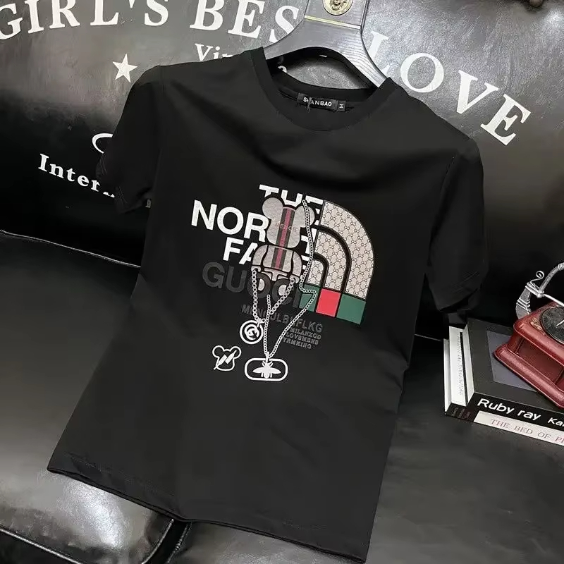 Quality Streetwear Brand - 100％純綿メンズ高級ブランドレタープリントTシャツ、半袖Tシャツ、高品質メンズ服、ストリートウェア