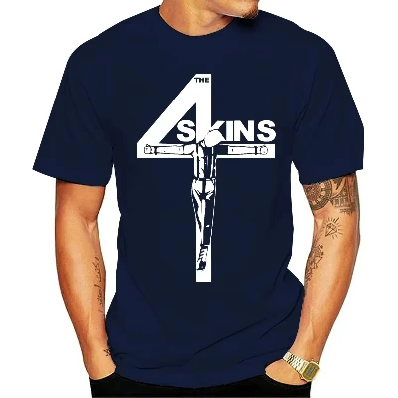 Streetwear Clothing Brand Uk - 4 スキンズ Oi Tシャツ英国パンクストリートパンク 4 スキンズ男性