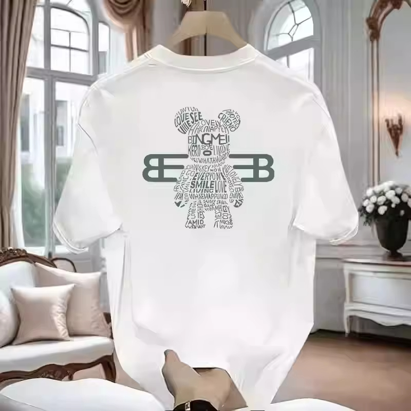 Quality Streetwear Brand - 100％純綿メンズ高級ブランドレタープリントTシャツ、半袖Tシャツ、高品質メンズ服、ストリートウェア