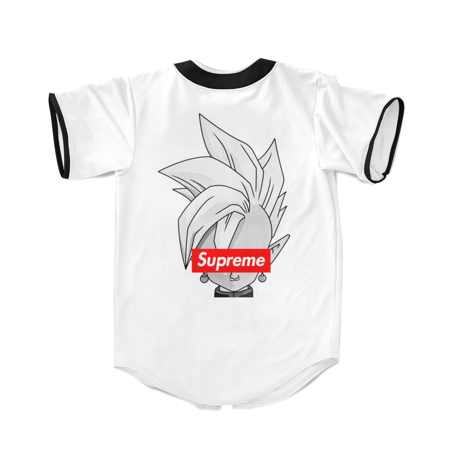 ホワイト シュプリーム スタイル ベースボール ジャージ 3 - Supreme Brand Streetwear のレビューと価格