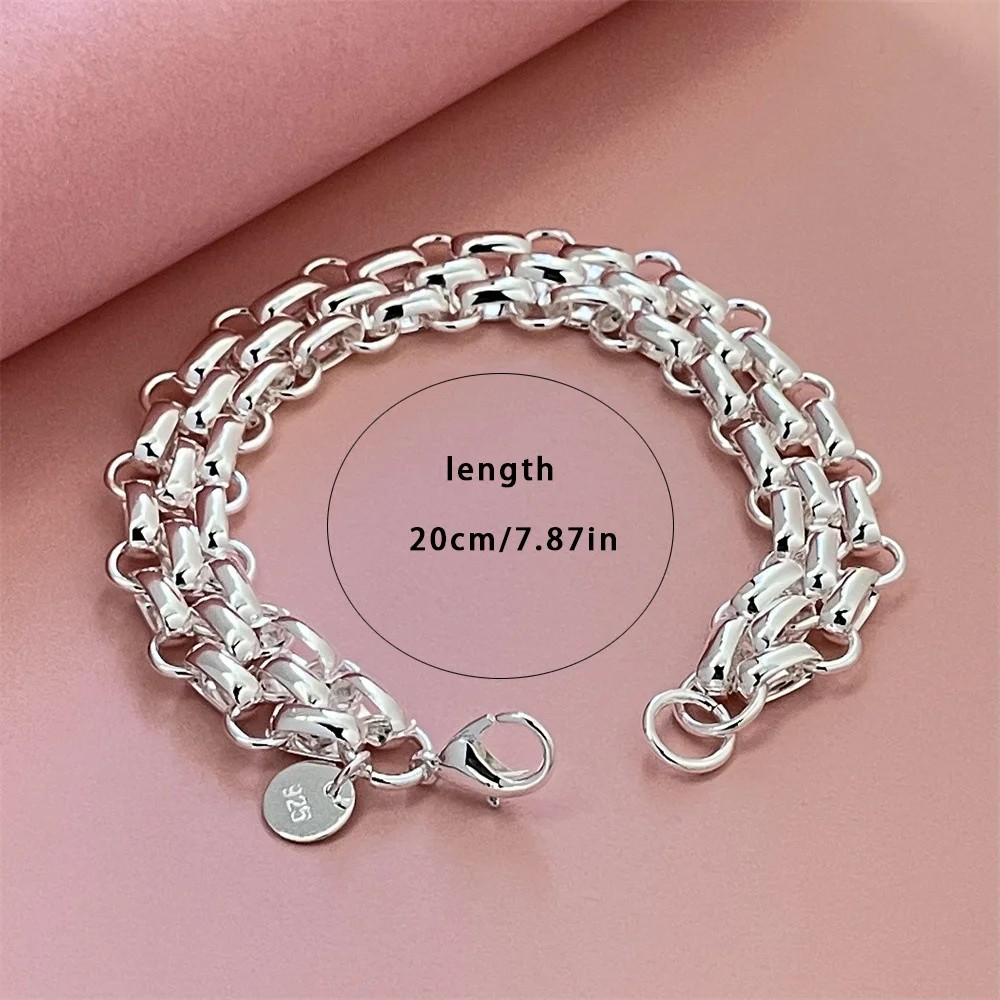 人気ブランド 925 スターリングシルバー 気質チェーンブレ - Streetwear Brand Jewelry のレビューと価格