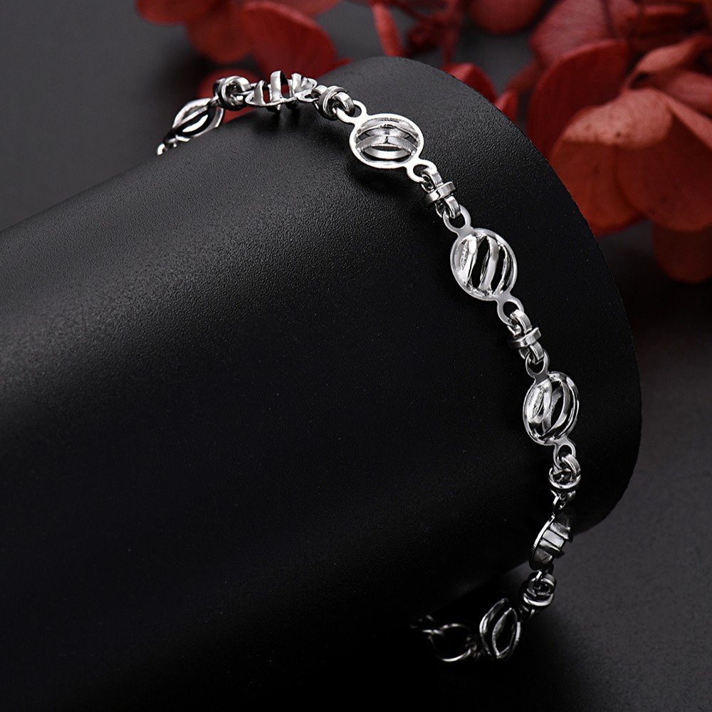 人気ブランド中空 925 スターリングシルバーチェーンブレス - Streetwear Brand Jewelry のレビューと価格