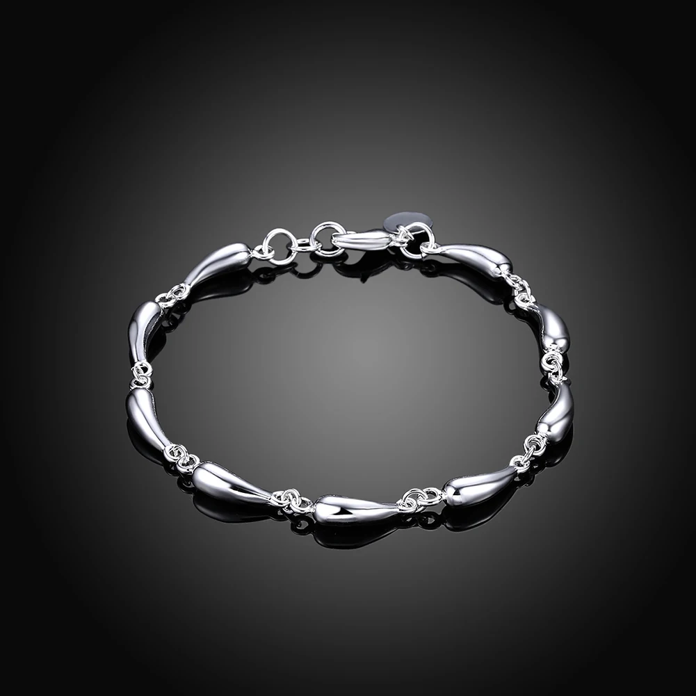 人気ブランド 925スターリングシルバーブレスレット トレン - Streetwear Brand Jewelry のレビューと価格