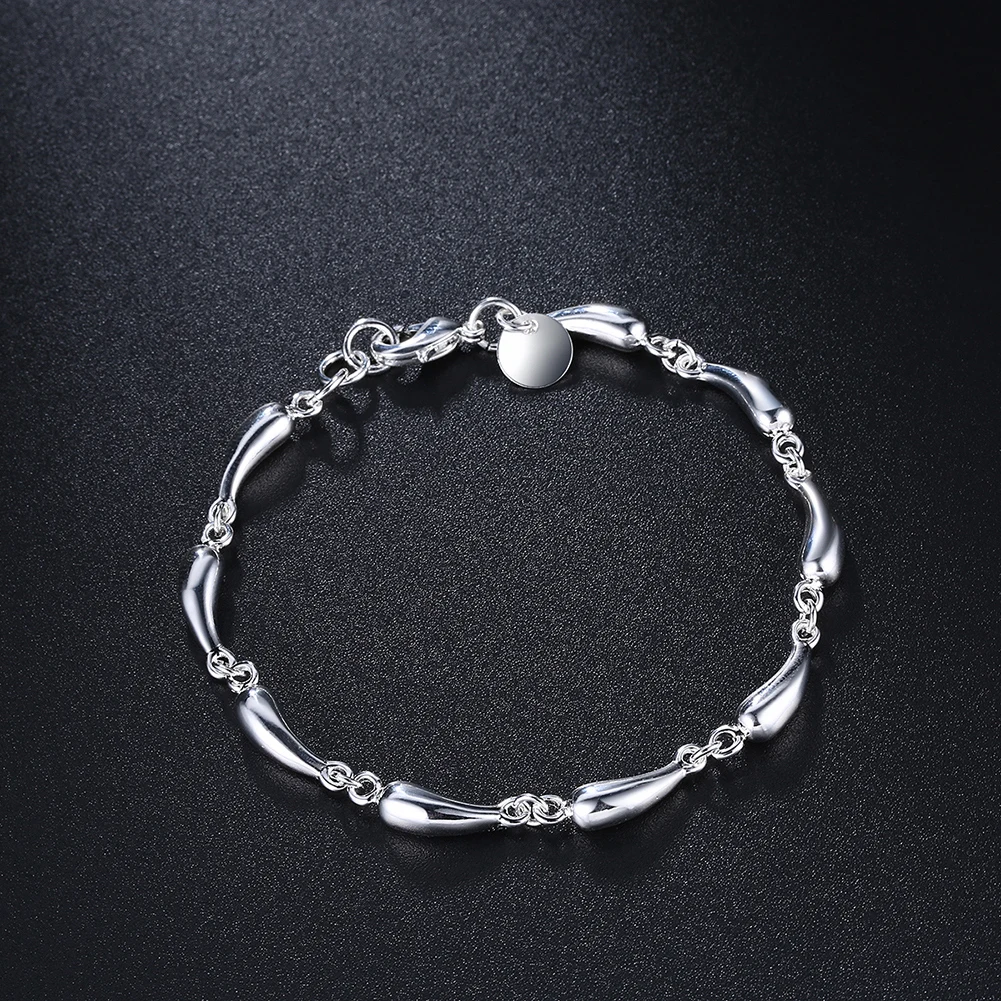 人気ブランド 925スターリングシルバーブレスレット トレン - Streetwear Brand Jewelry のレビューと価格