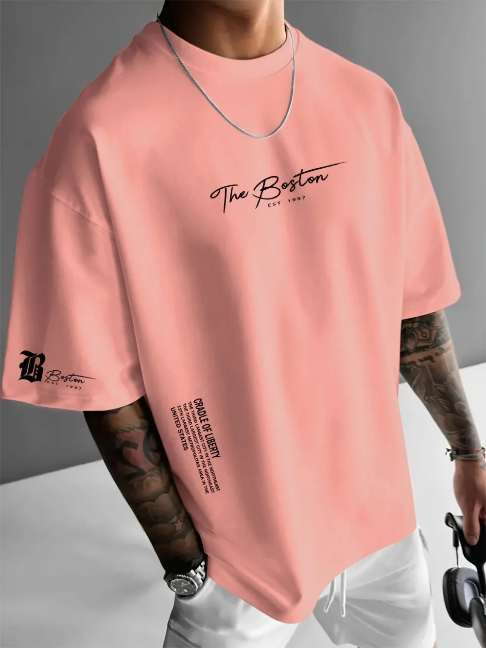 最新の高級メンズブランド、レタープリントTシャツ、100%純 - Quality Streetwear Brand のレビューと価格
