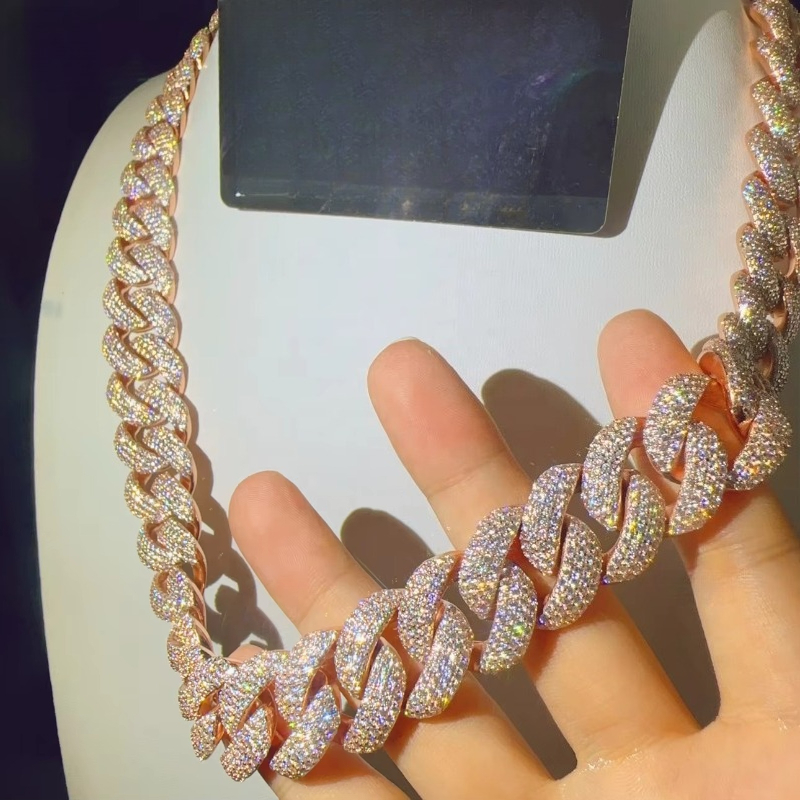 豪華な22mmバブルVVSフルダイヤモンドメンズファッション - Streetwear Brand Jewelry のレビューと価格