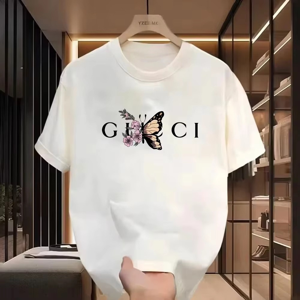 夏の漫画の花柄Tシャツ メンズ レディース コットンTシャツ - Streetwear Brand Flower のレビューと価格