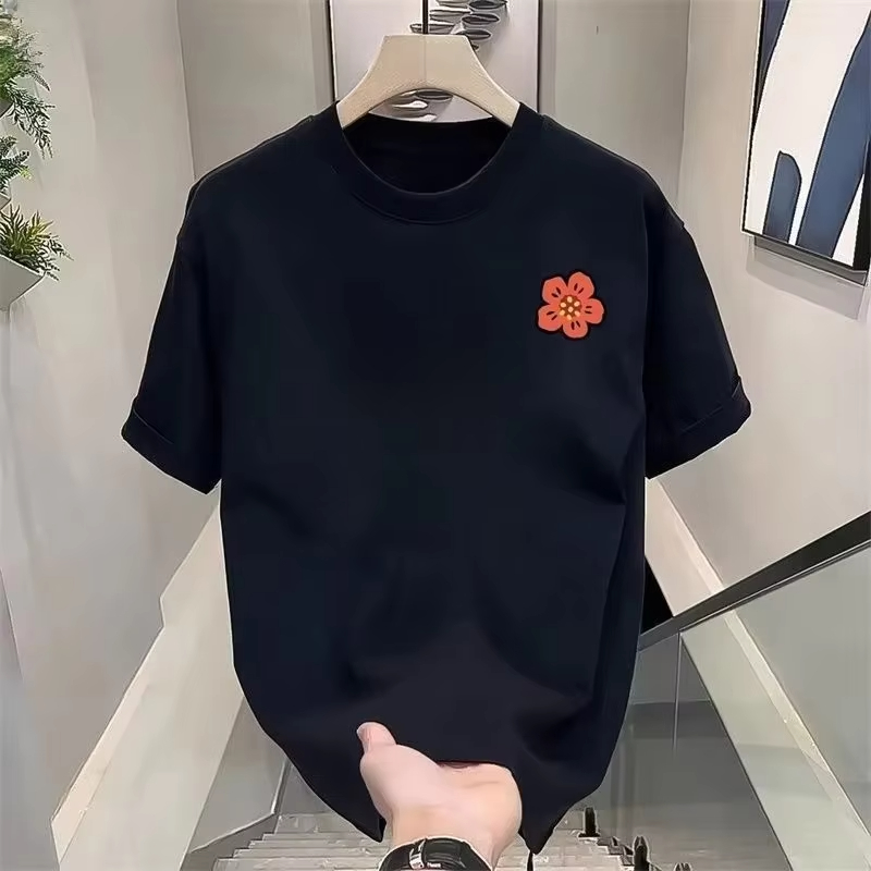 2026年カートゥーンフラワーTシャツ メンズコットンTシャ - Streetwear Brand Flower のレビューと価格