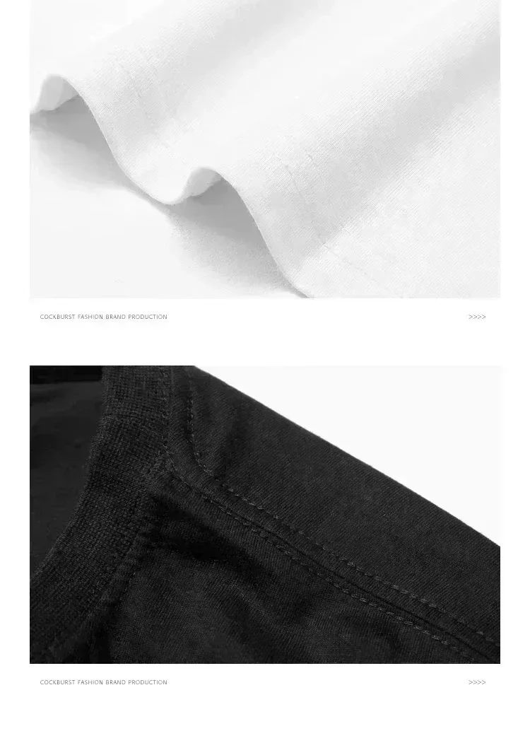 100%純綿メンズ高級ブランドレタープリントTシャツ、半袖T - Quality Streetwear Brand のレビューと価格