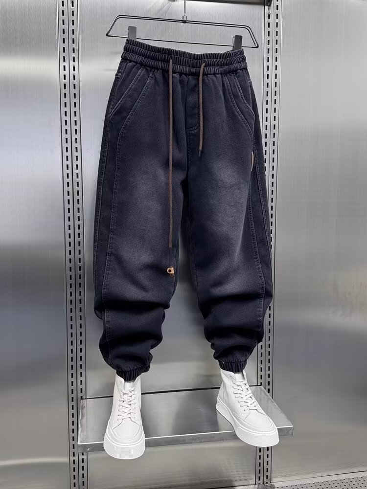 メンズブラックハーレムジーンズ,韓国ストリートウェアジーンズ - Streetwear Brand Japanese のレビューと価格