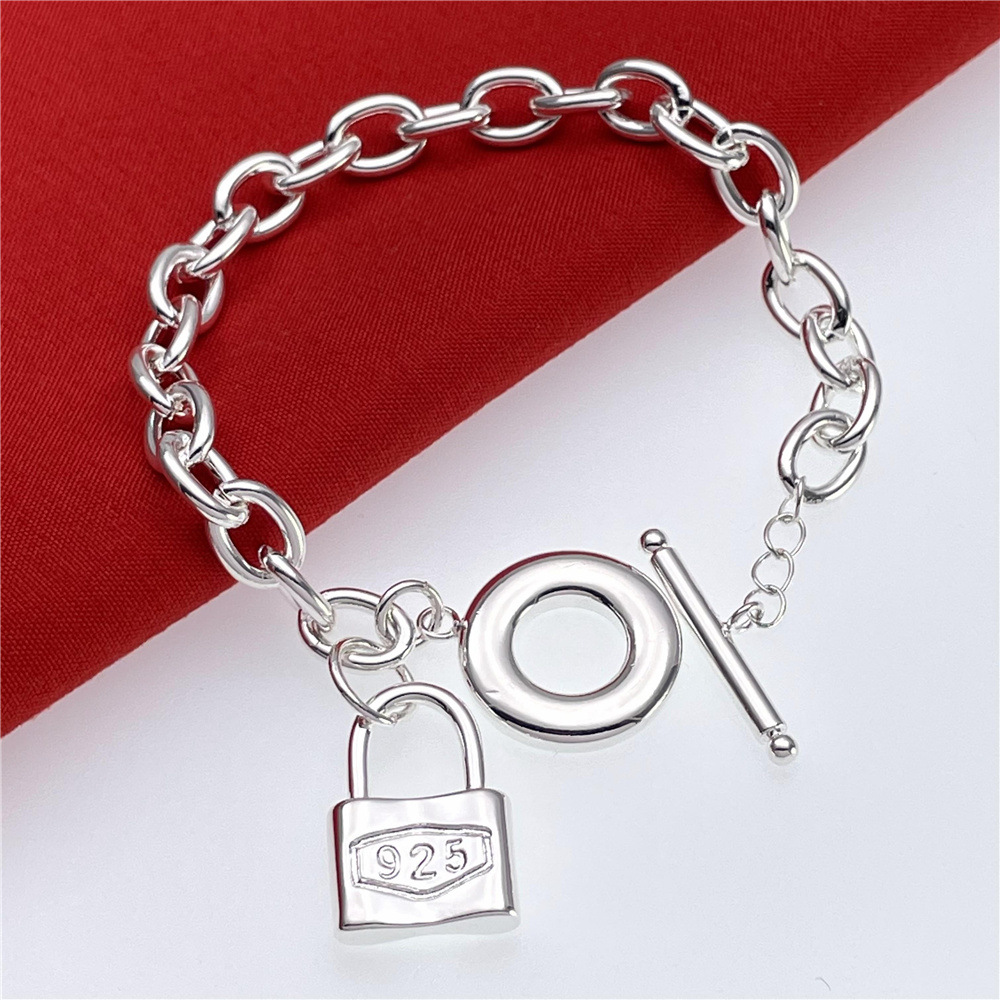 人気ブランド 925 スターリングシルバー素敵なロックブレス - Streetwear Brand Jewelry のレビューと価格