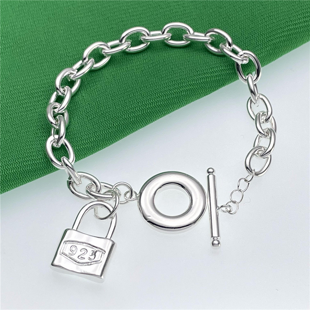 人気ブランド 925 スターリングシルバー素敵なロックブレス - Streetwear Brand Jewelry のレビューと価格